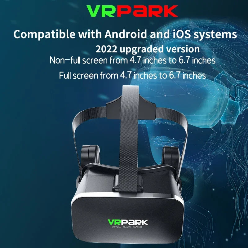 Gafas de realidad Virtual VR, auriculares 3D, dispositivos Bluetooth, casco para teléfono inteligente, lentes, auriculares Viar para teléfono inteligente, móvil