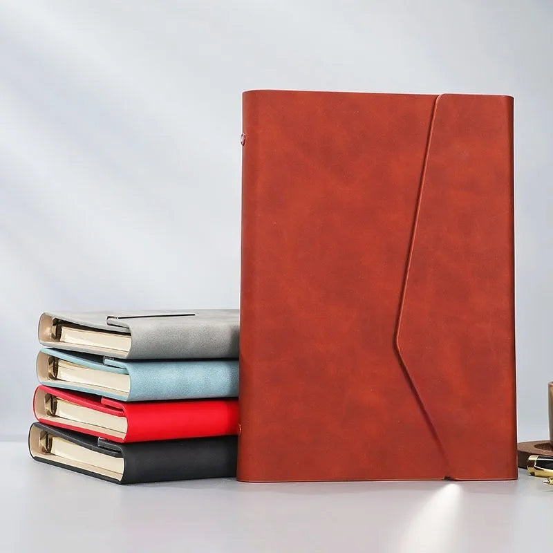 Carpeta A5 de 6 Anillas con Papel Rayado y Bolsillo Multifuncional para Tarjetas, Organizador de Presupuesto, Cuaderno, Diario