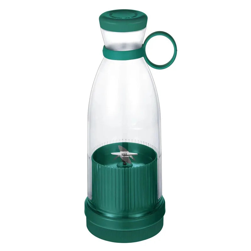 Mini Licuadora Portátil USB con 4 Cuchillas para Jugos y Batidos