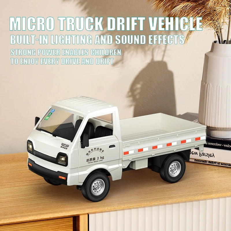 Camión de Carga RC 1:16 con Luces LED para Niños