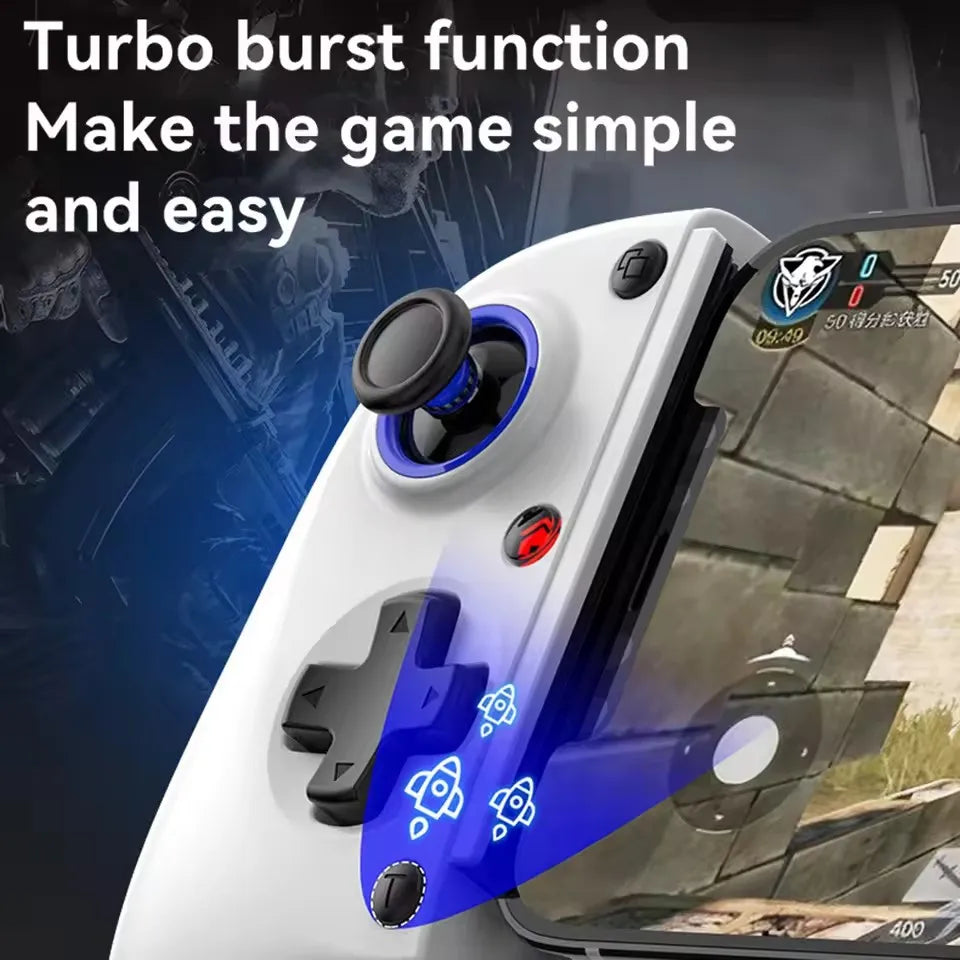 Controlador inalámbrico para teléfono, mando Bluetooth para Switch, PS4, PS3, Xbox, iPhone, Android, móvil, PC, mando para juegos