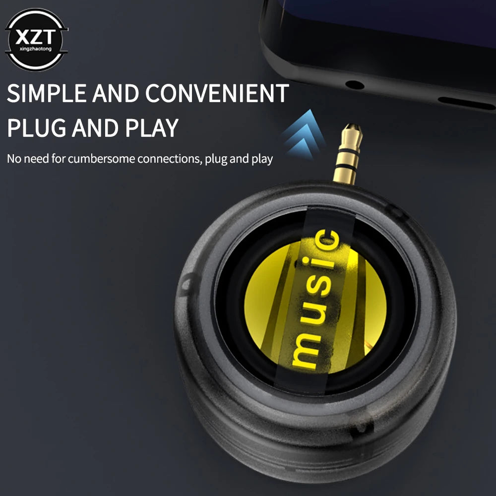 Mini Parlante Portátil Bluetooth con Subwoofer y Batería