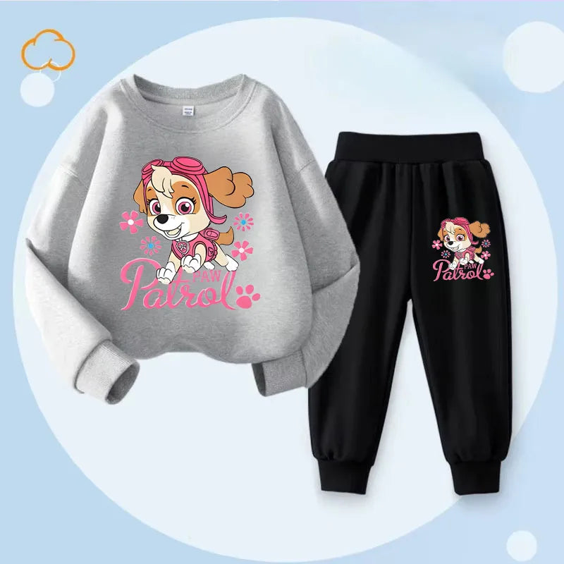 Conjunto Patrulla Canina manga larga y pantalón para niñas