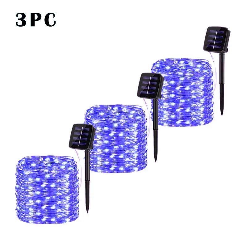 Guirnalda LED Solar para Jardín 7-32M - Impermeable IP65 8 Modos