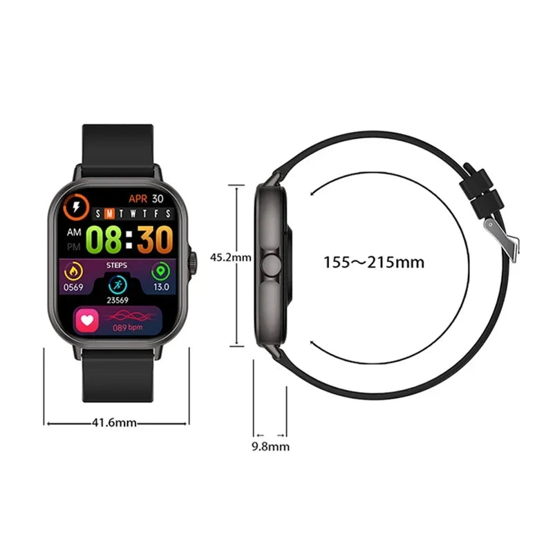 VIVO reloj inteligente Android IOS regalo Bluetooth llamada Smartwatch 2025 pantalla táctil música Fitness Tracker relojes deportivos + auricular nuevo