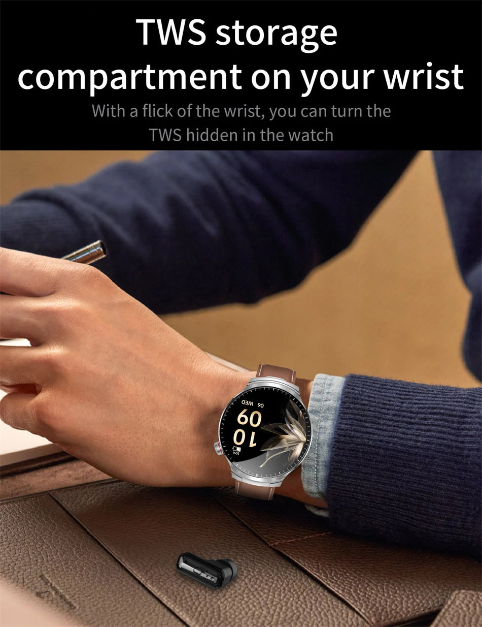 Reloj Inteligente LIGE TWS 2 en 1 con Auriculares