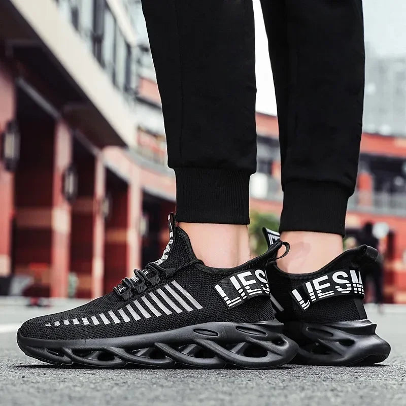 YRZL, zapatos para hombre, zapatillas cómodas, zapatillas transpirables para mujer, par de zapatos para correr, Tenis de malla, zapatos deportivos, talla 36-46, zapatillas para caminar para hombre