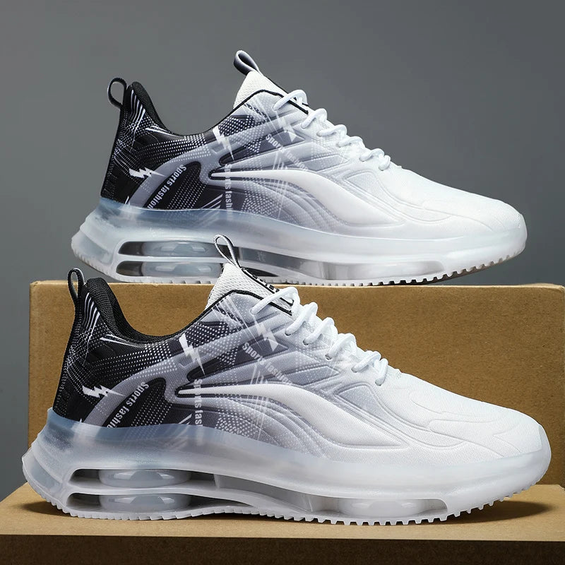 Zapatillas de baloncesto de moda para hombre, con amortiguación de aire, cómodas y antideslizantes, transpirables y que absorben los golpes, adecuadas para actividades al aire libre para hombres