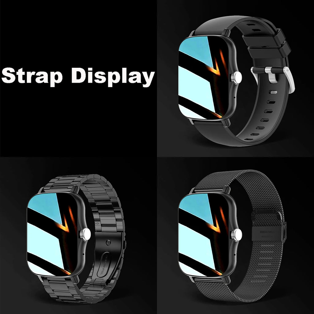 Nuevo SmartWatch hombres mujeres 2,02 Amoled BT llamada GPS Tracker NFC deporte impermeable ritmo cardíaco reloj inteligente rastreador de Fitness