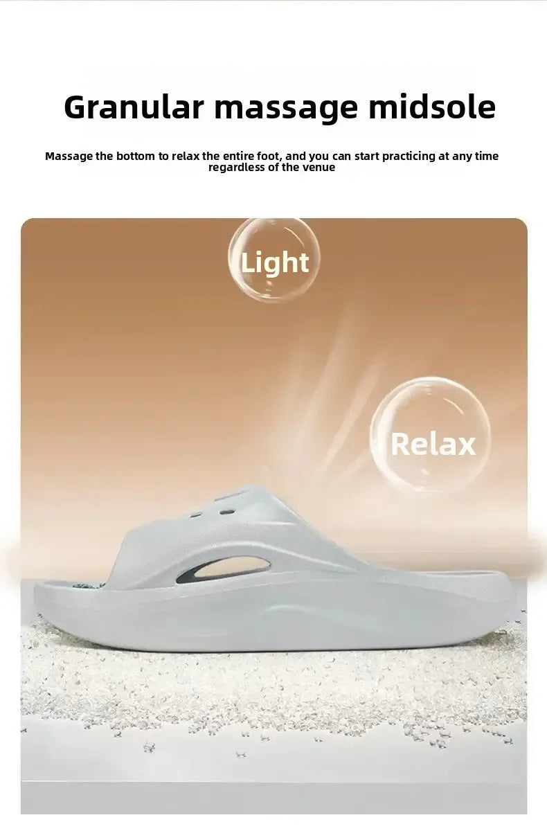 Pantuflas de masaje con acupresión magnética antideslizantes para baño