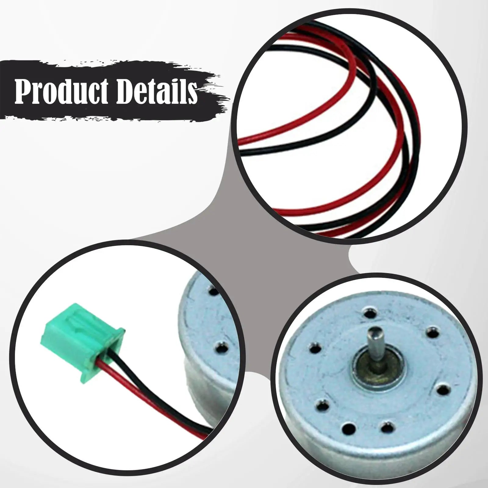 Kit de repuesto de Motor de cubo de basura portátil, Motor de tapa de Metal resistente para cubo de basura abatible T1S TC1D de tamaño pequeño