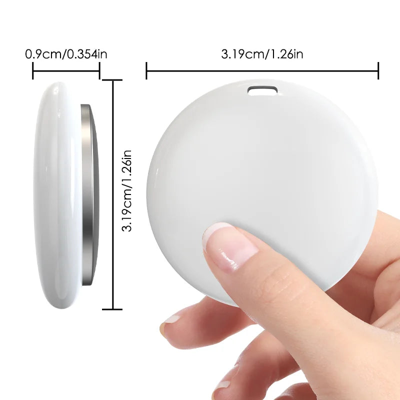 Mini Rastreador Inteligente Compatible con la Aplicación Apple Find My, Localizador Antipérdida para Mascotas, Perros, Gatos, Llaves, Carteras, Equipaje, Teléfonos, Niños, Ancianos