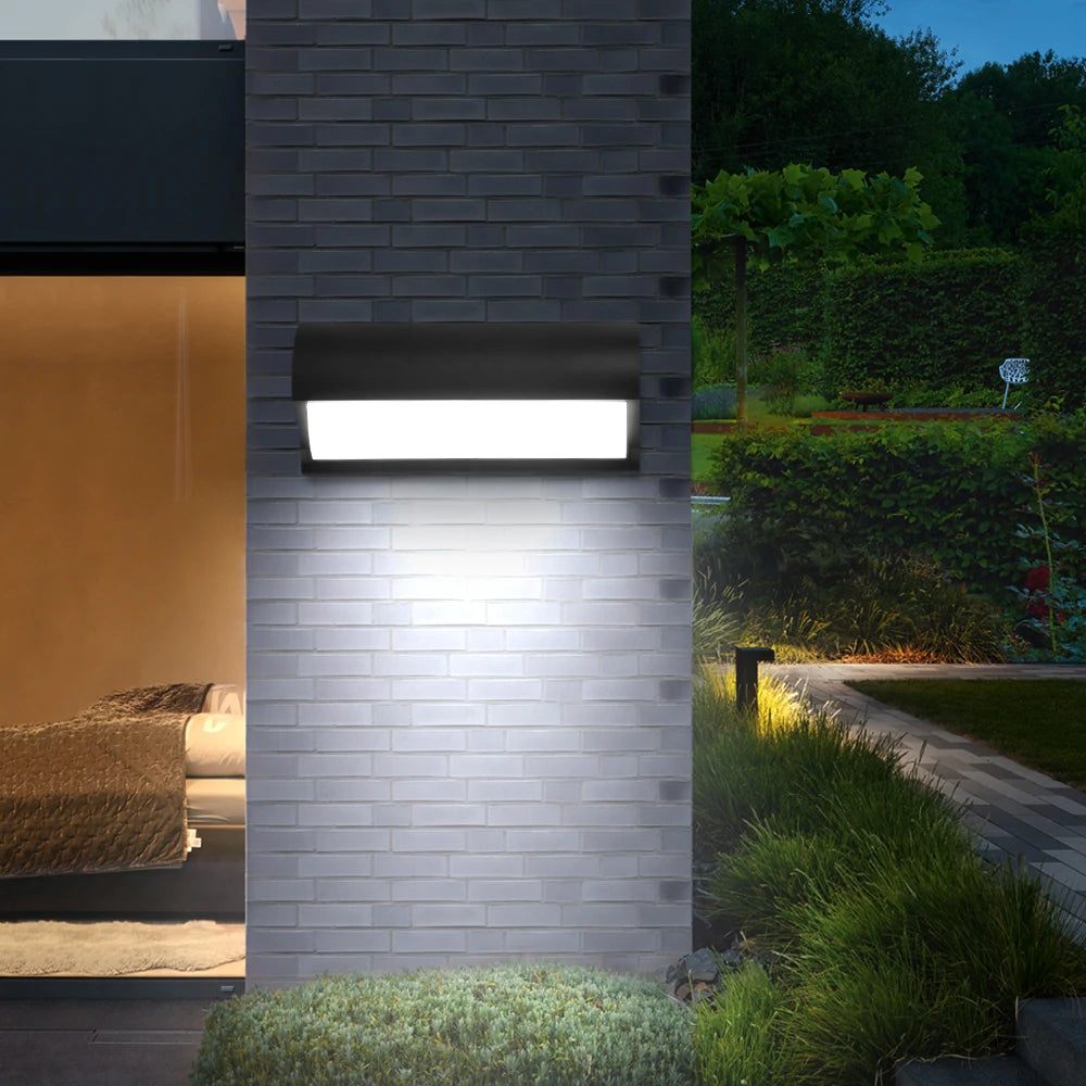 Lámpara LED de Pared 25W Impermeable para Exterior del Hogar