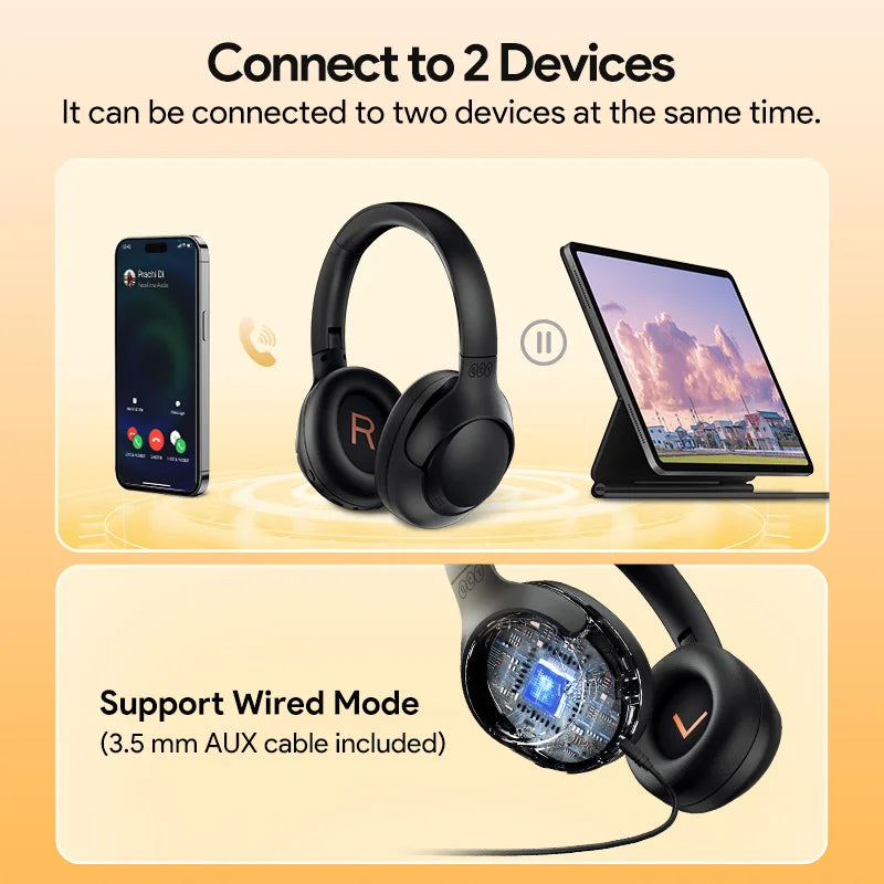 QCY H3 Auriculares ANC Bluetooth 5.4 60h