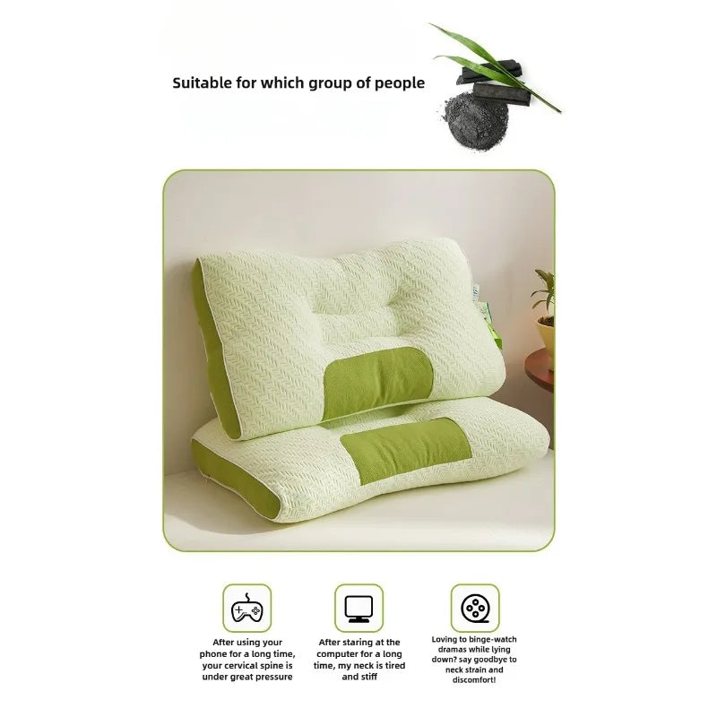 Almohada de fibra de poliéster para protección cervical, uso doméstico
