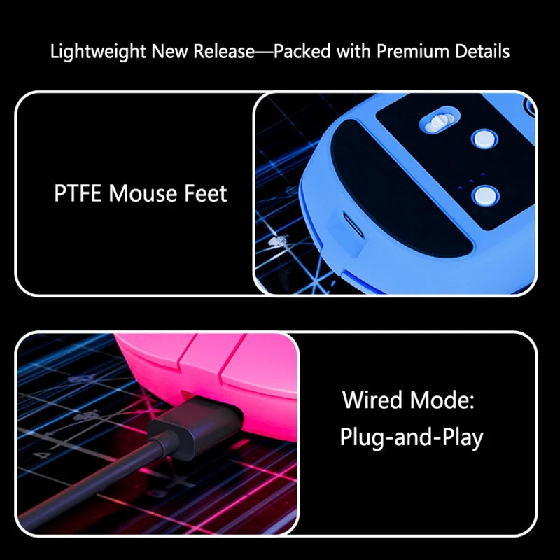 Mouse Gamer Lenovo Tri-Mode, 6000 DPI, RGB, Bluetooth y USB-C