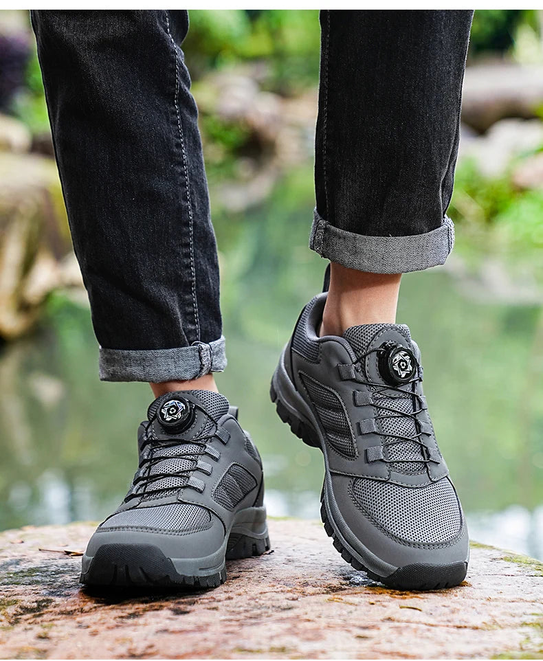Zapatillas Deportivas Hombre con Hebilla Giratoria - Senderismo 39-48