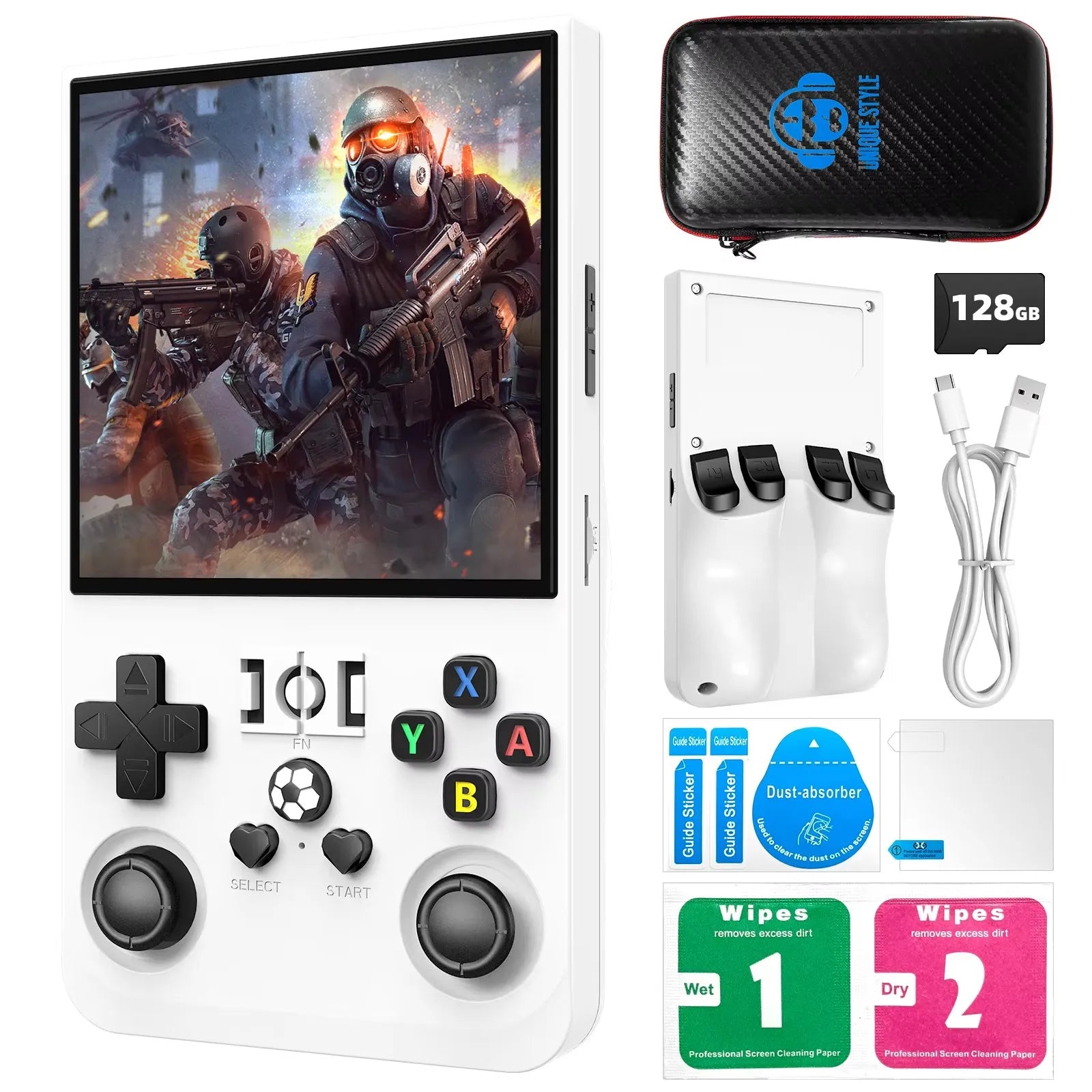 Consola de Videojuegos Retro R36MAX, Sistema Linux, Pantalla IPS 4.0 Pulgadas