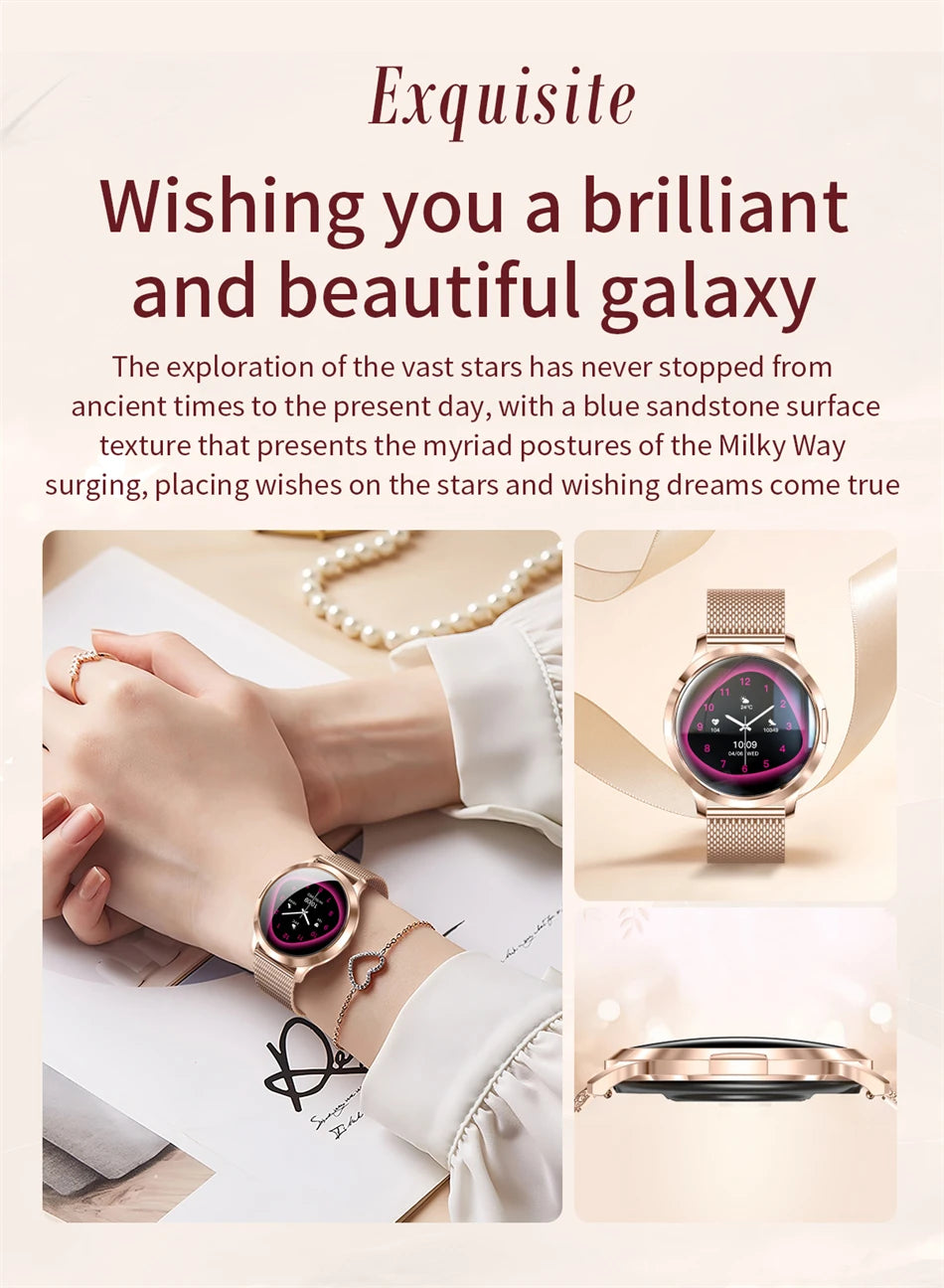 Reloj Inteligente LIGE AMOLED Curva 3D para Mujer