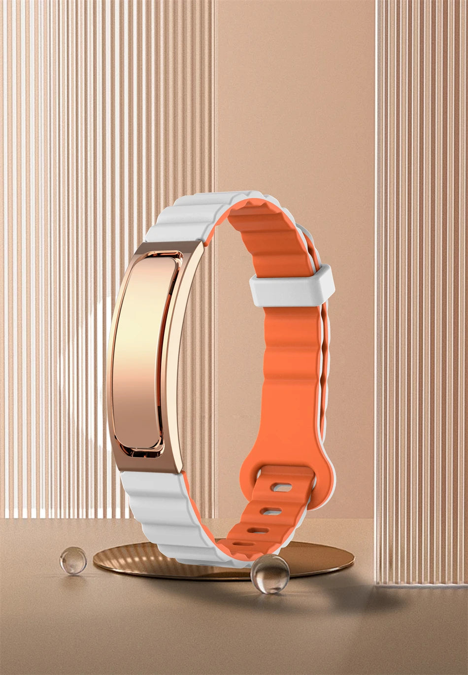 Pulsera inteligente con monitor cardíaco y seguimiento de sueño