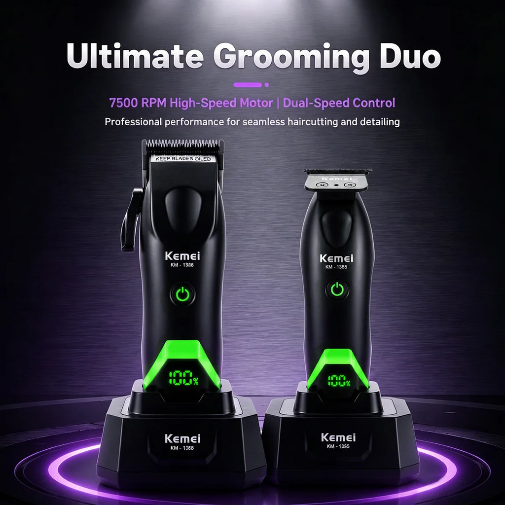 Cortadora de Pelo Profesional para Hombre, Cuchilla DLC, Motor DCM 7500 RPM