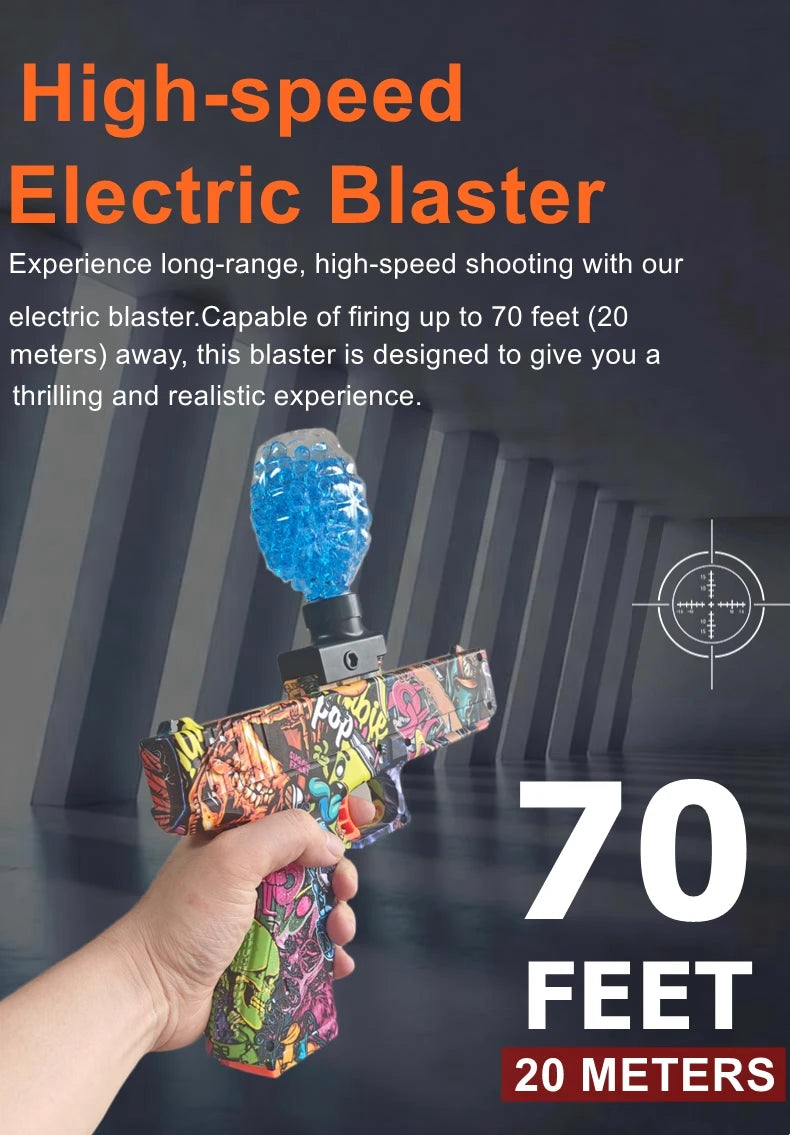 Pistola de Gel Eléctrica Automática de Alta Velocidad para Niños