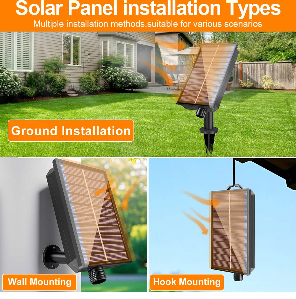 Guirnalda de Luces Solares G40 para Exteriores, Impermeable IP44, 7.6 a 30M