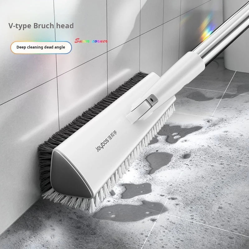Cepillo de suelo multifuncional con mango largo extensible