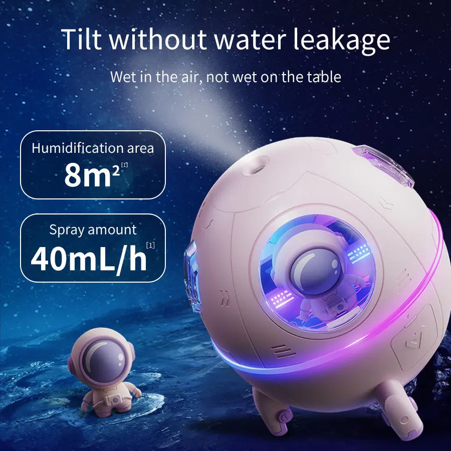 Luz LED Nocturna Humidificador Cápsula Espacial