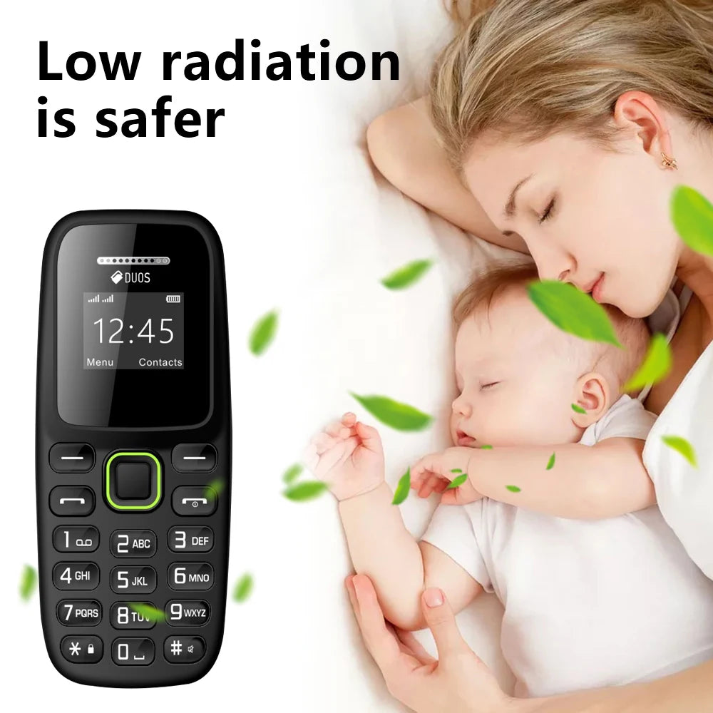 BM310 teléfonos móviles pequeños desbloqueados auriculares Bluetooth teléfono baja radiación grabación automática de llamadas Dual SIM teléfono celular pequeño
