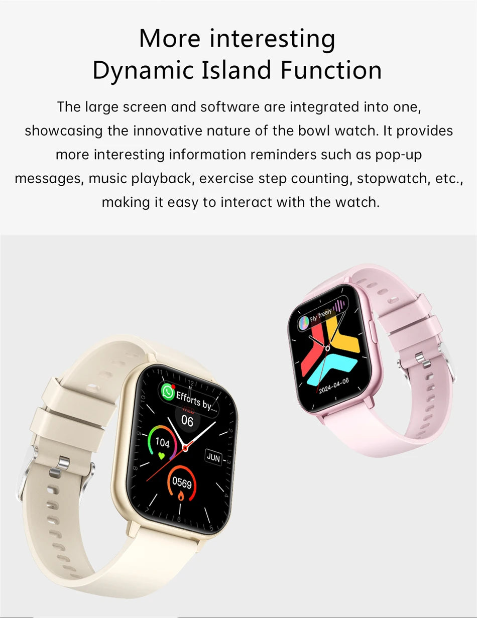 Reloj Inteligente Pantalla Táctil Esfera Personalizable