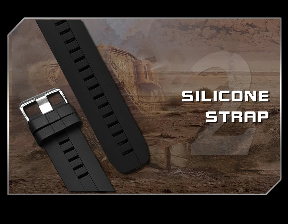 Reloj Militar Digital SANDA G Doble Pantalla para Hombre