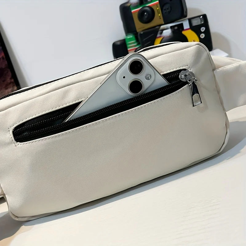 Bolso de pecho versátil de estilo japonés para mujer, bolso cruzado deportivo informal para hombre, bolso de hombro para estudiantes de gran capacidad, estilo urbano, bolso de cintura moderno