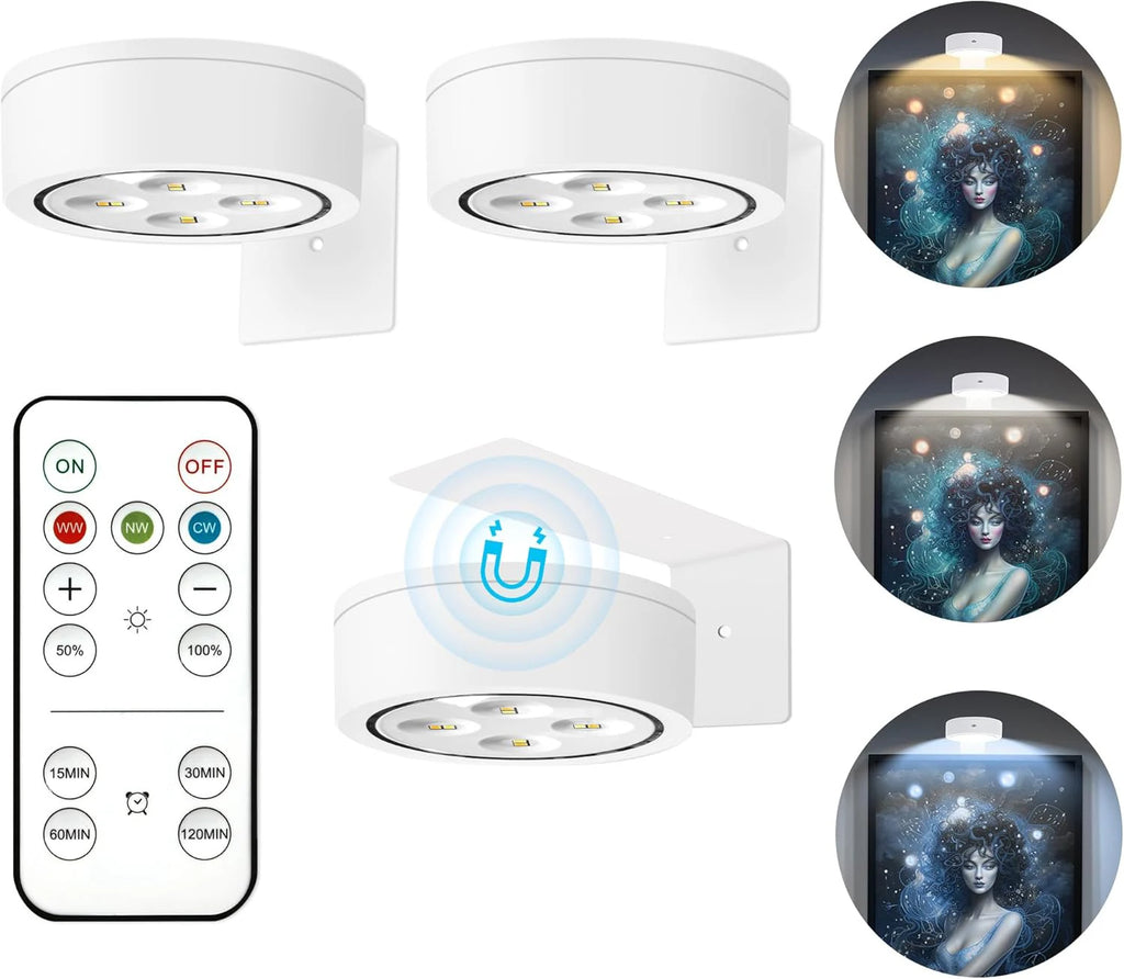 Luz LED para Cuadros con Mando a Distancia 3 Modos