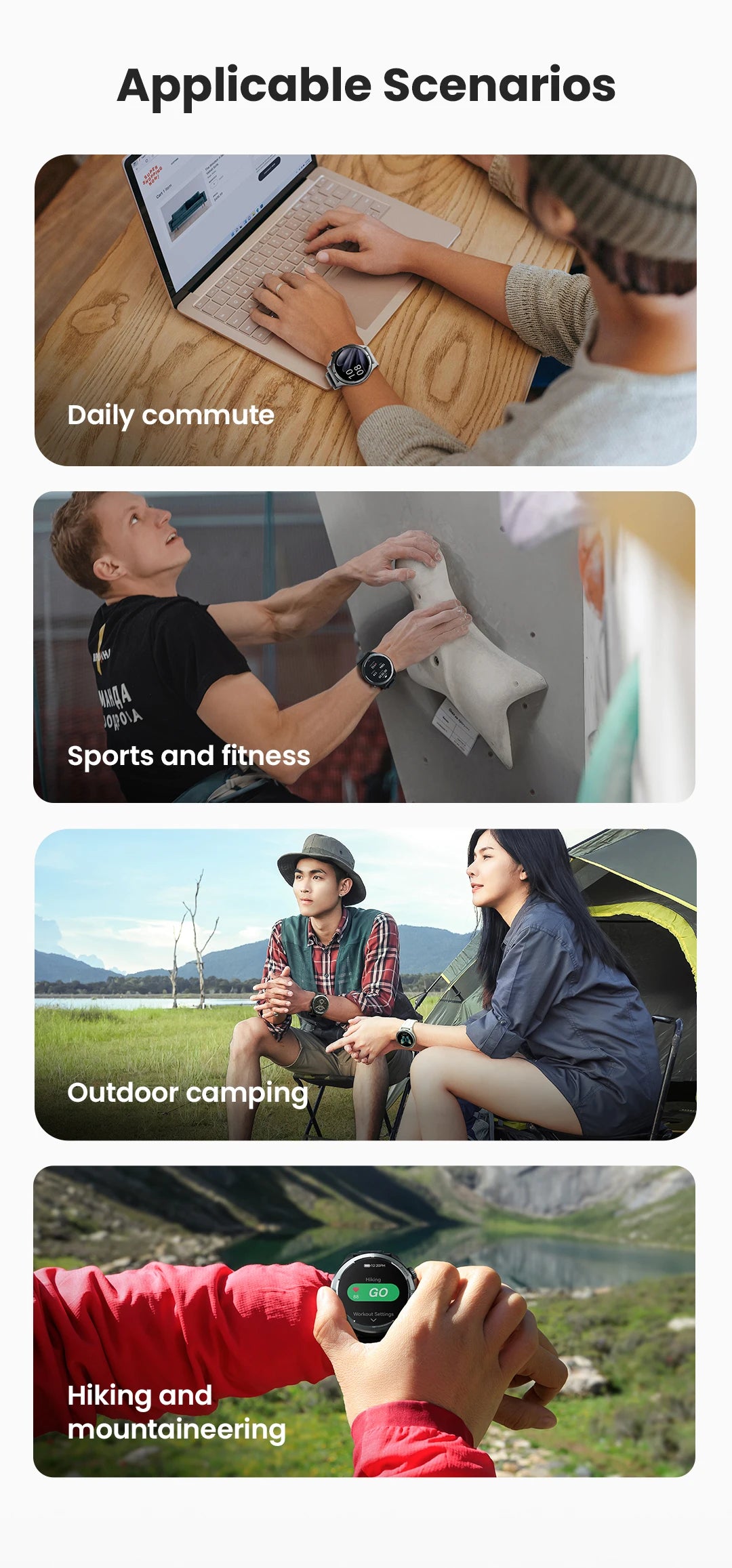 Reloj Inteligente Solar Neo con Pantalla HD, Control de Salud 24H y Llamadas