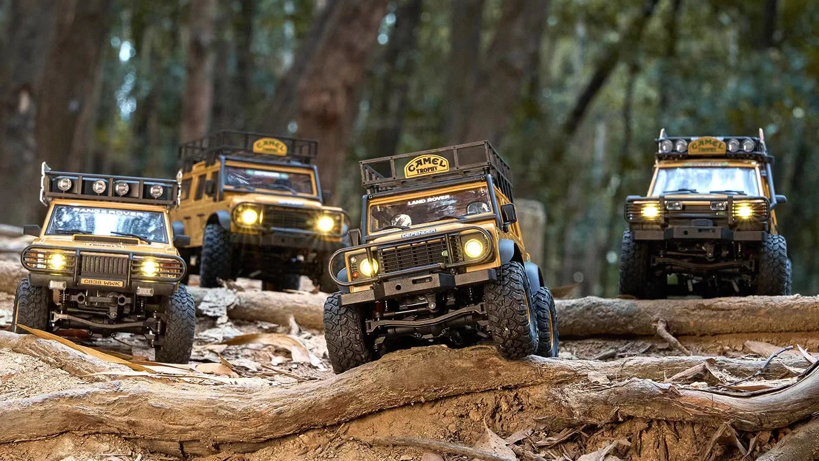 Auto de Control Remoto FMS Land Rover 1/24 Todo Terreno RC