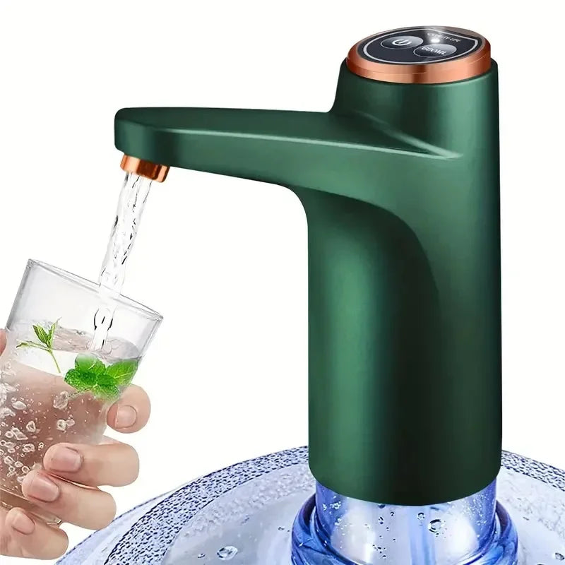 Dispensador de agua portátil de 5 galones con carga USB: bomba eléctrica automática adecuada para uso doméstico, oficina y exterior