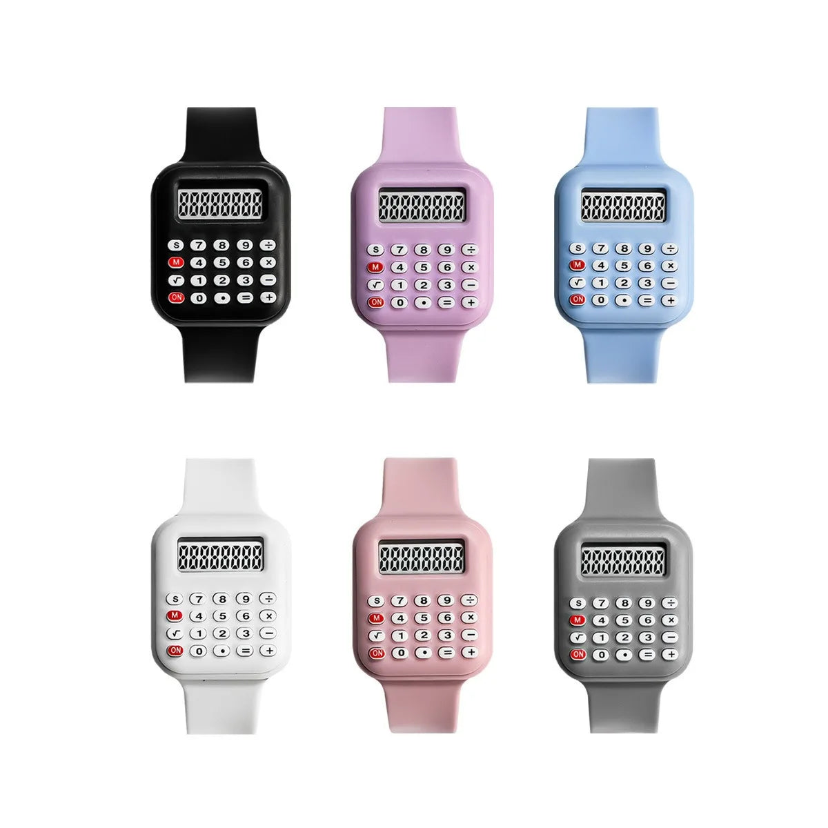 Reloj con calculadora creativa, reloj Digital LED de dibujos animados para niños, reloj electrónico deportivo de moda para niños y niñas, reloj de regalo para estudiantes