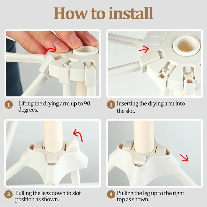 Estante Plegable para Secado de Pasta