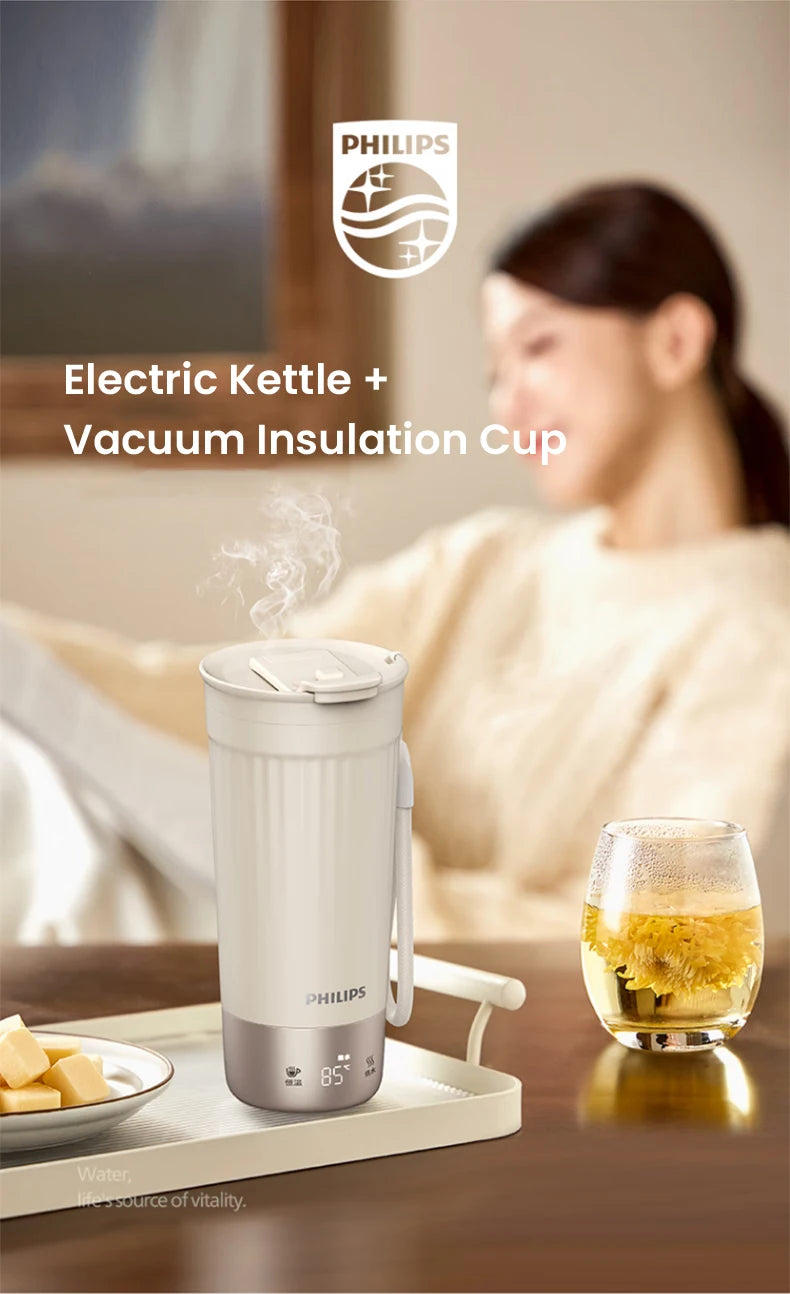 Hervidor Eléctrico Portátil 400ml con Control de Temperatura NTC