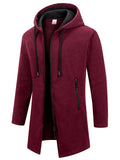 Chaqueta con Capucha y Cremallera para Hombre – Abrigo Polar