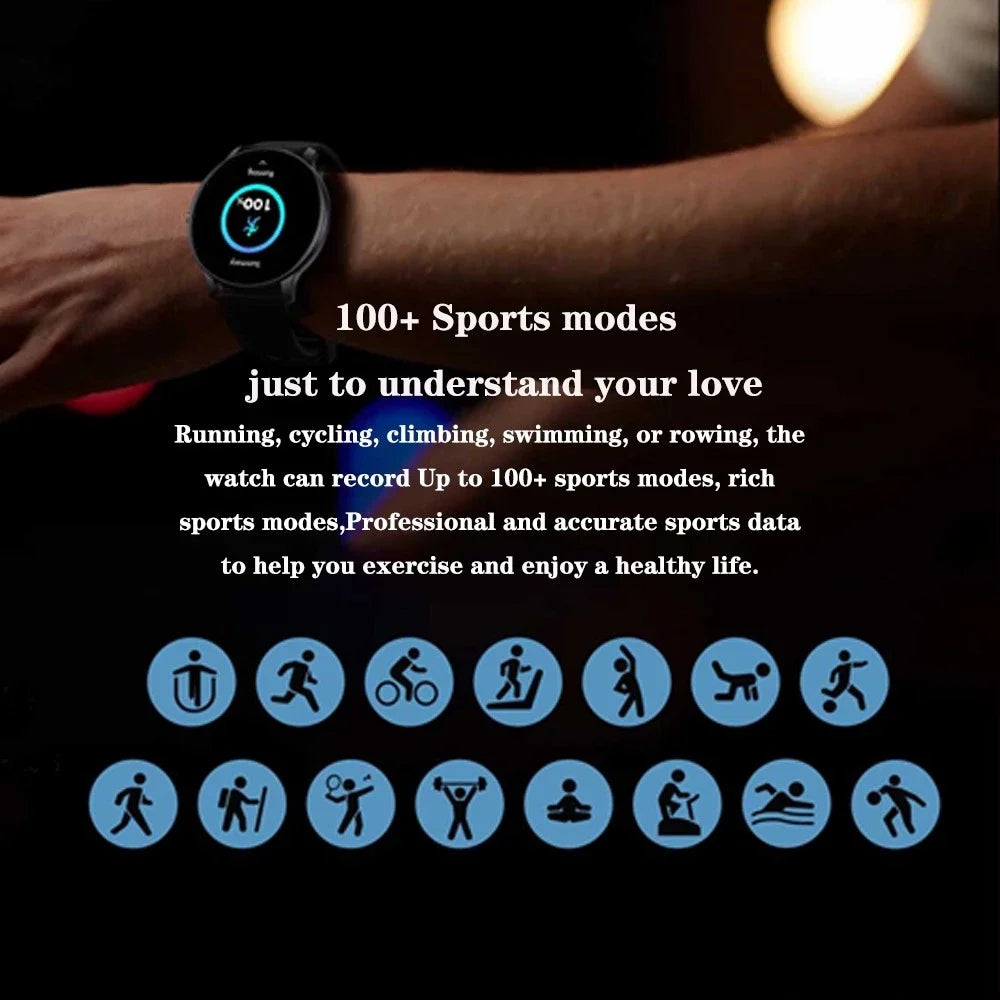 LAXASFIT Reloj Inteligente Táctil Bluetooth