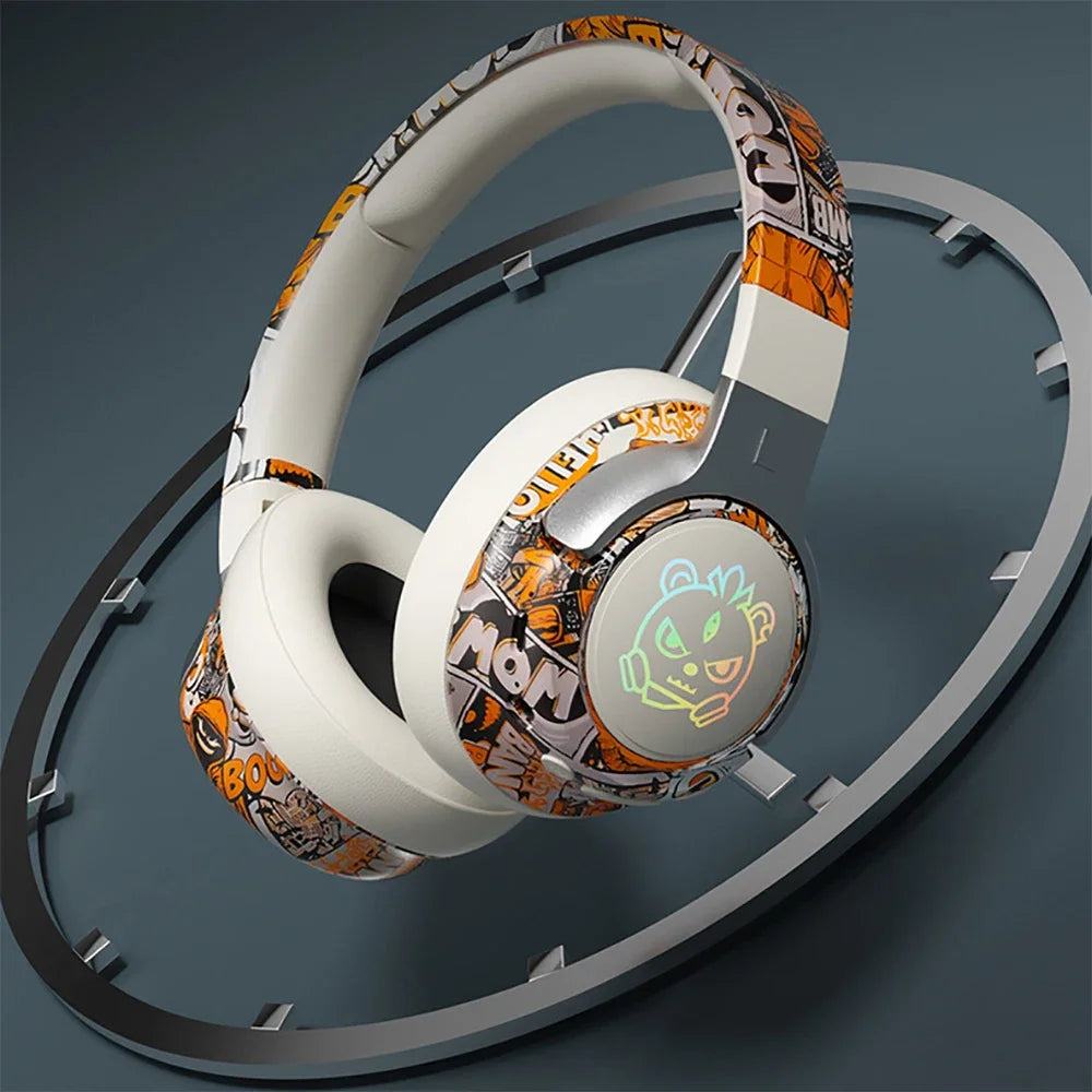 Auriculares Gaming Bluetooth 5.3 RGB Baja Latencia