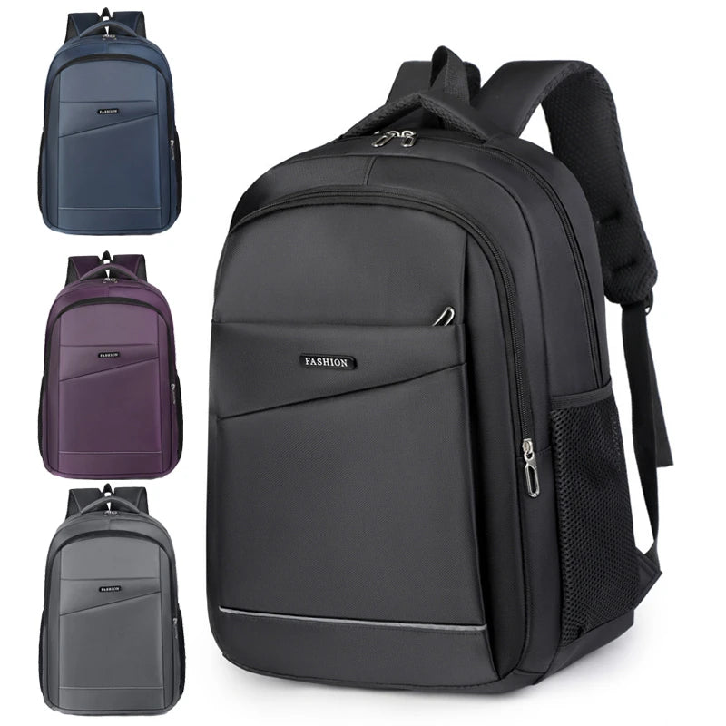 Mochila de gran capacidad - Hecha de tela resistente, con cierre de cremallera, adecuada para bolsas profesionales para portátiles, mochilas de viaje