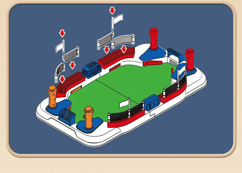 Juego de Fútbol de Mesa Portátil para Niños - Multijuego