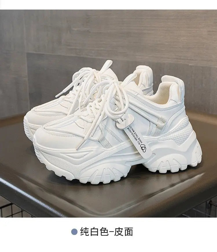 Zapatillas de Plataforma para Mujer - Suela Gruesa, Estilo Casual