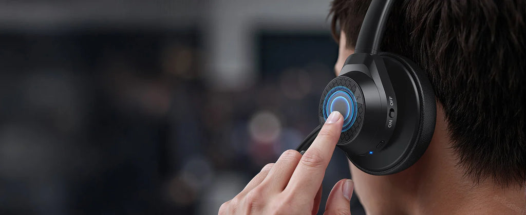 Auriculares Bluetooth 5.4 con Micrófono ENC y Conexión Multipunto