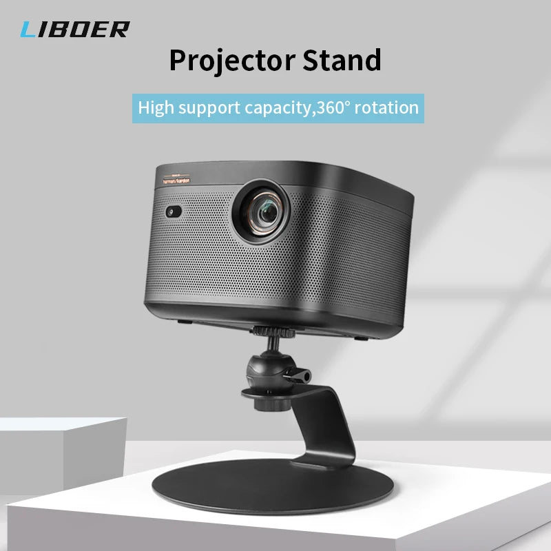 Soporte para proyector Soporte de escritorio con ajuste de ángulo de metal Soporte universal para proyector