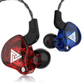 Original QKZ AK6 auriculares internos 6 unidad de controlador dinámico auriculares con micrófono estéreo deportes HIFI Subwoofer auriculares Monitor auriculares