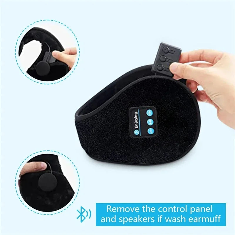 Orejeras Bluetooth Calentadoras Deportivas Invierno